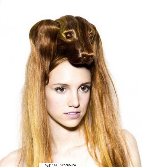 Coafuri ciudate dar artistice - PrettyGirl - Coafuri si tunsori